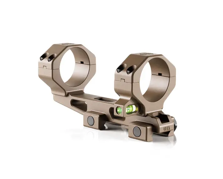 RPM Bravo Series Cantilever Mount, 30mm with Co-Linear Bubble Level FDE (BC-30150-FDE)