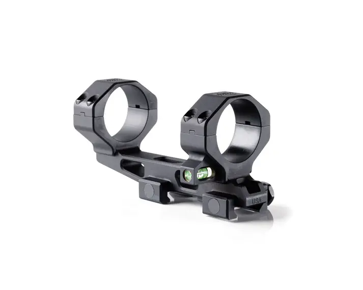 RPM Bravo Series Cantilever Mount, 34mm  with Co-Linear Bubble Level Black (BC-34150)