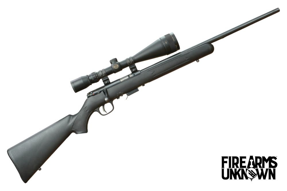 Savage, 93R17, 17HMR, 21", (1) 5RD, Rifle (USED) W/ Simmons 6.5-20x50mm Scope