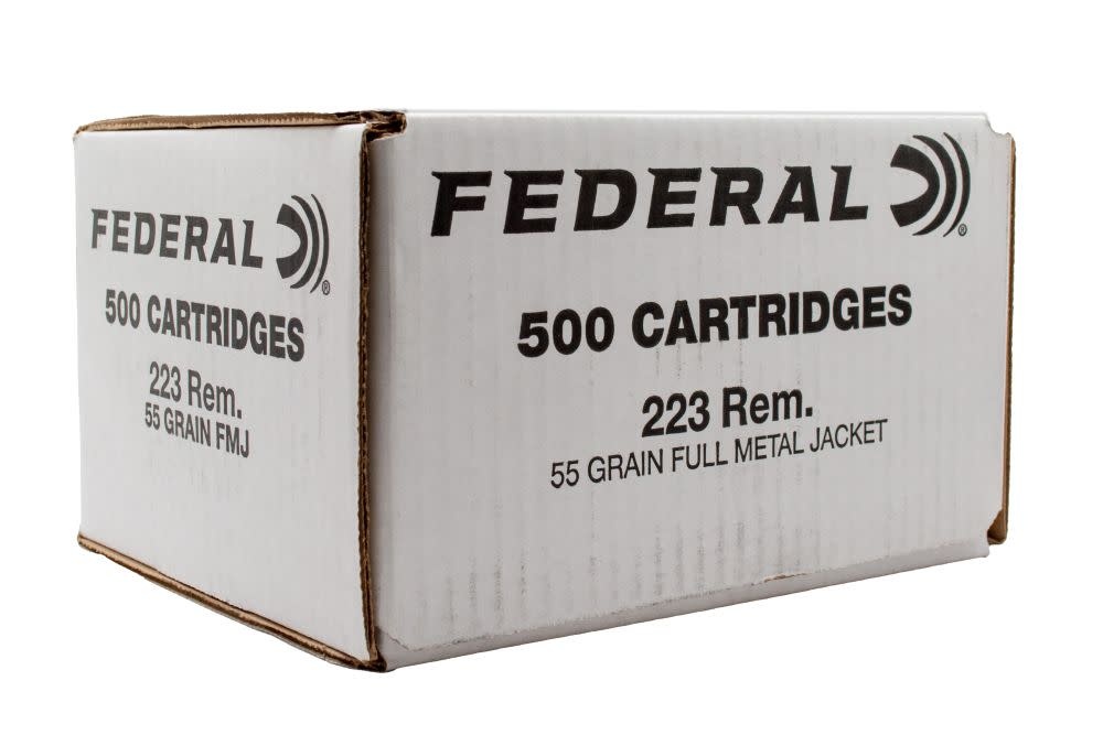Federal, American Eagle, 223 Rem, 55gr, FMJ, 500RD Bulk Box Loose
