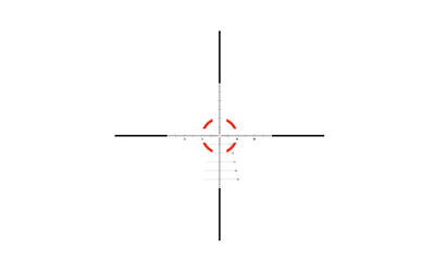 Trijicon, Credo, 1-10X28mm, FFP, Red/Green MRAD Segmented Circle Reticle, Scope 2900050