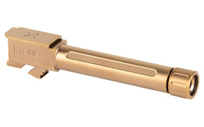 True Precision, Glock 19/19X/45 Gens 1-5 Threaded Barrel, 9mm, Copper, W/ Thread Protector