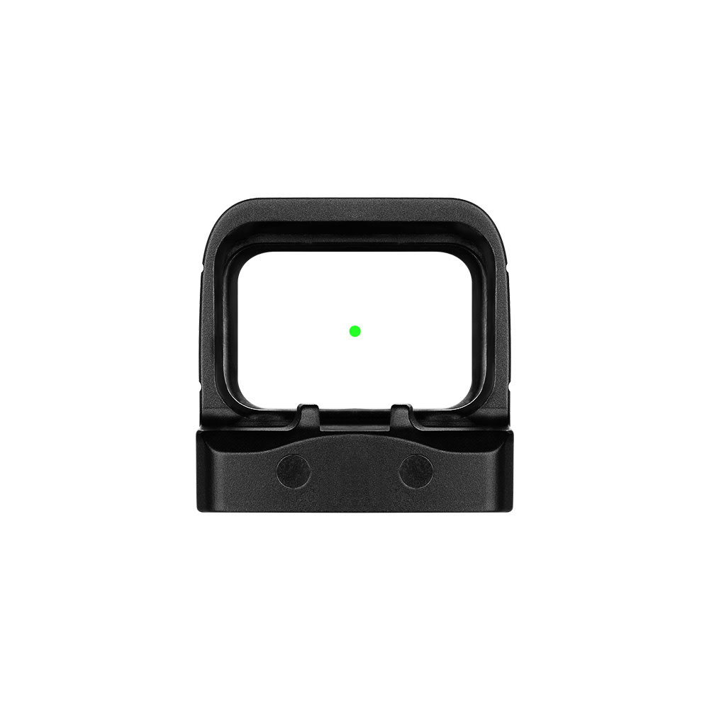 Osight SE 6 MOA Enclosed Optic with RMSc Footprint Green Circle Dot Black