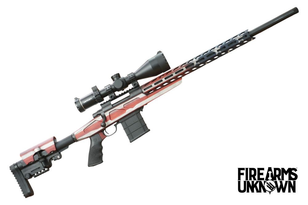 Howa, M1500, 6.5CM, 24", RWB, (1)10RD, Bolt Action Rifle W/ Riton 3 Primal 3-12x56 Scope
