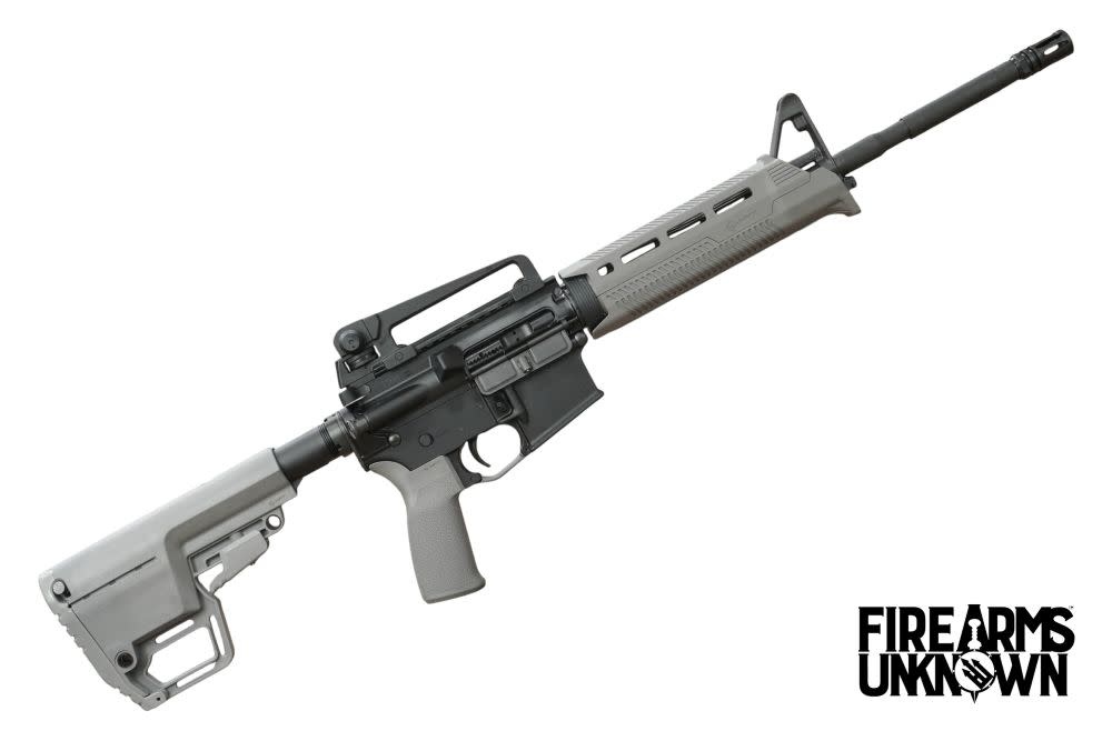 Colt, LE6920, 5.56 NATO, 16", NCSTAR Carry Handle, MFT: Grey Battlelink Stock, M-Lok HG, Enhanced Pistol Grip, & Trigger Guard PKG