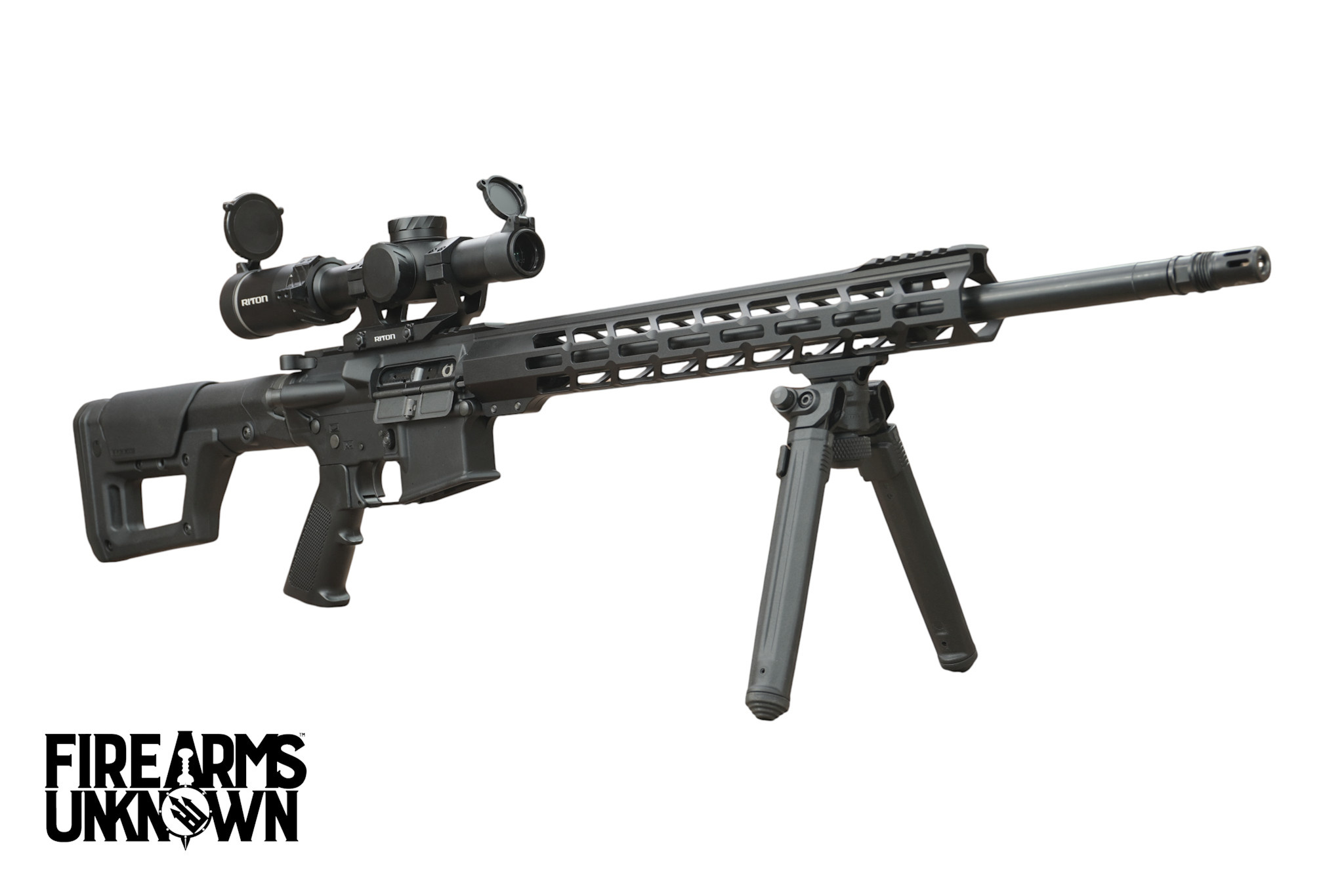 FU FUCA-15 5.56 20", PRS LITE Stock, 1-10X24 Riton 5 Tactix & QD Cantilever Mount, Magpul Bi-Pod