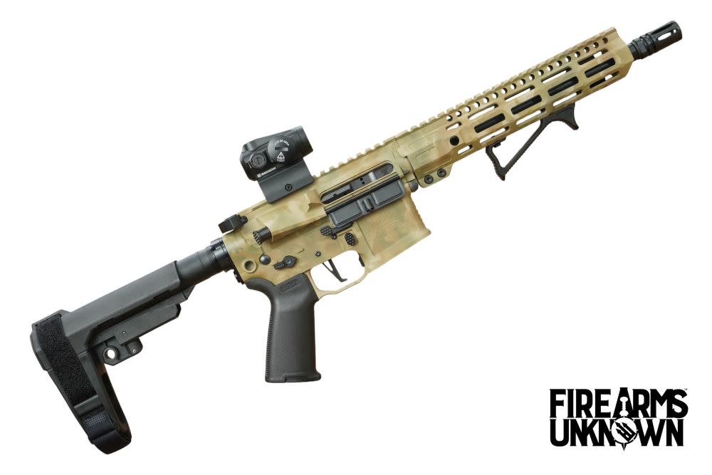 San Tan 10.5" AR Pistol Desert Multicam W/ Sig Romeo MSR Gen II & UTG AFG