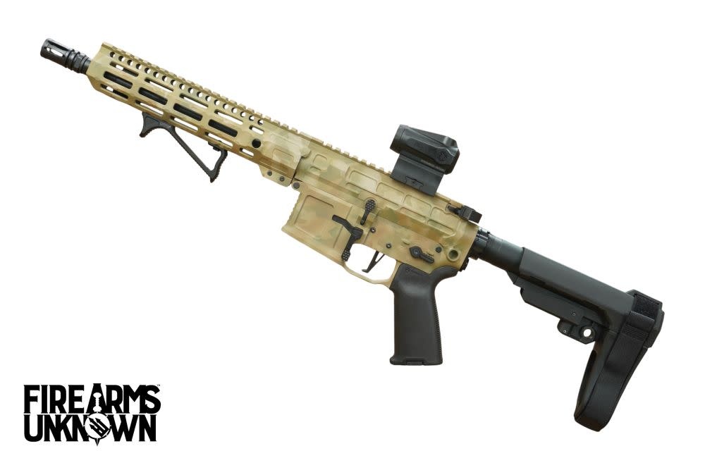 San Tan 10.5" AR Pistol Desert Multicam W/ Sig Romeo MSR Gen II & UTG AFG