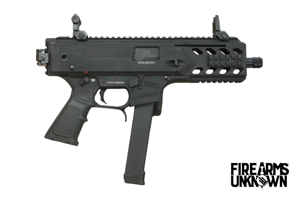 GForce Arms, Blade, 9mm, 6", BLK, (1) 33RD, SB 1913 Folding Brace, Pistol
