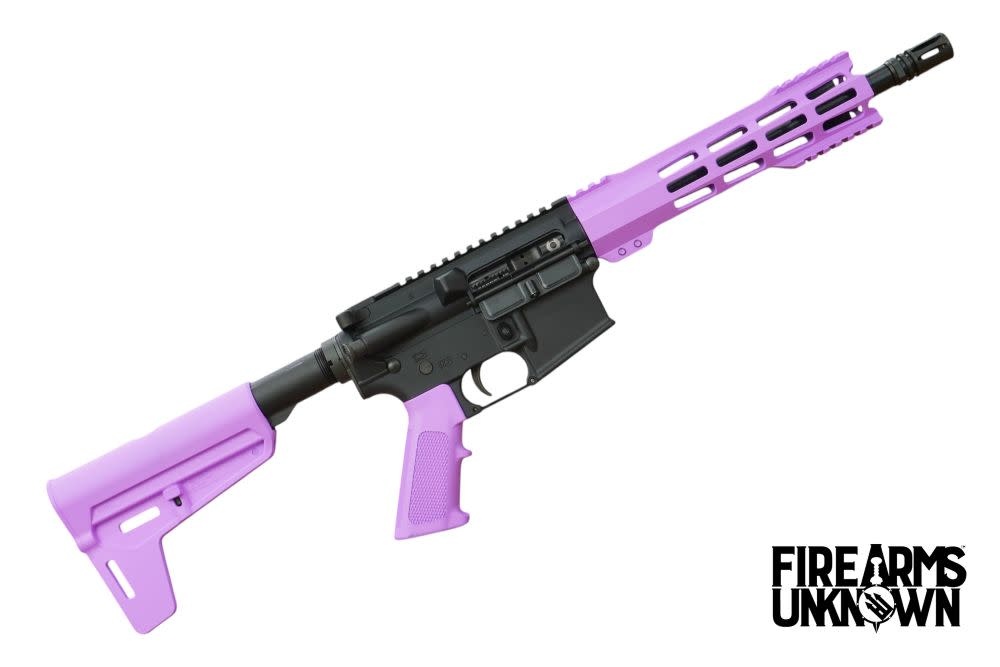 Blitzkrieg Tactical Diomedes, 5.56mm, 10.5", Cerakote Purplexed, 30RD AR Pistol w/BSL Brace