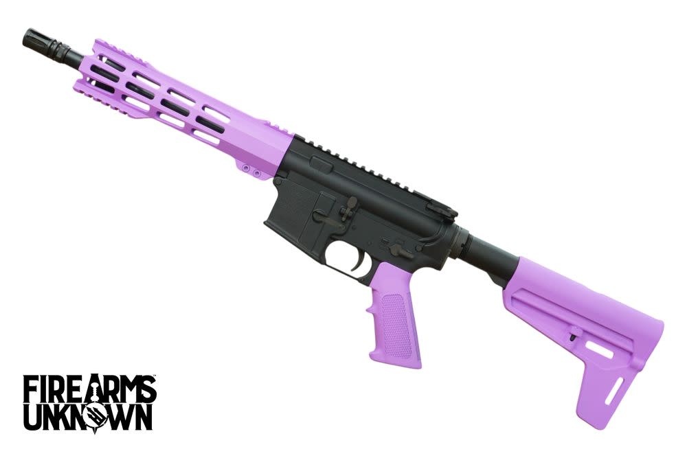 Blitzkrieg Tactical Diomedes, 5.56mm, 10.5", Cerakote Purplexed, 30RD AR Pistol w/BSL Brace