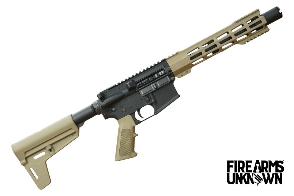 Blitzkrieg Tactical Diomedes, 300BO, 9", Cerakote Magpul FDE, 30RD AR Pistol w/BSL Brace