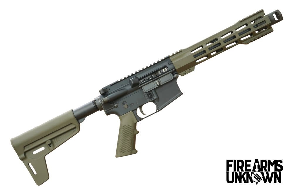Blitzkrieg Tactical Diomedes, 300BO, 10.5", Cerakote Magpul ODG, 30RD AR Pistol w/BSL Brace