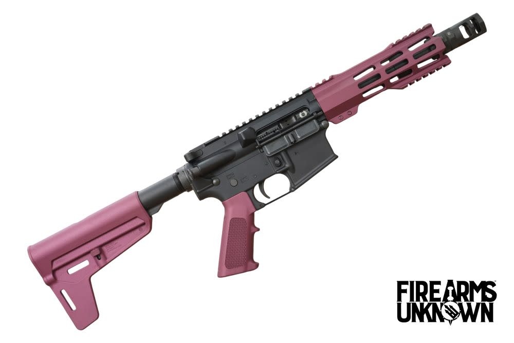 Blitzkrieg Tactical Diomedes, 5.56mm, 8", Cerakote Cranberry Frost, 30RD AR Pistol w/BSL Brace
