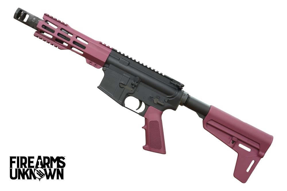 Blitzkrieg Tactical Diomedes, 5.56mm, 8", Cerakote Cranberry Frost, 30RD AR Pistol w/BSL Brace