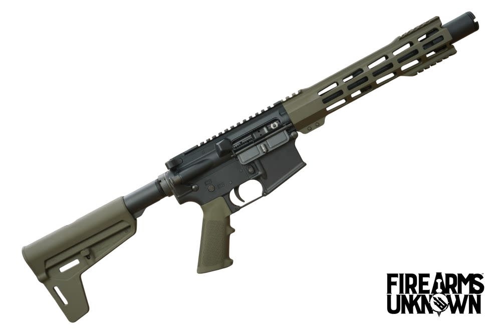 Blitzkrieg Tactical Diomedes, 300BO, 9", Cerakote Magpul ODG, 30RD AR Pistol w/BSL Brace