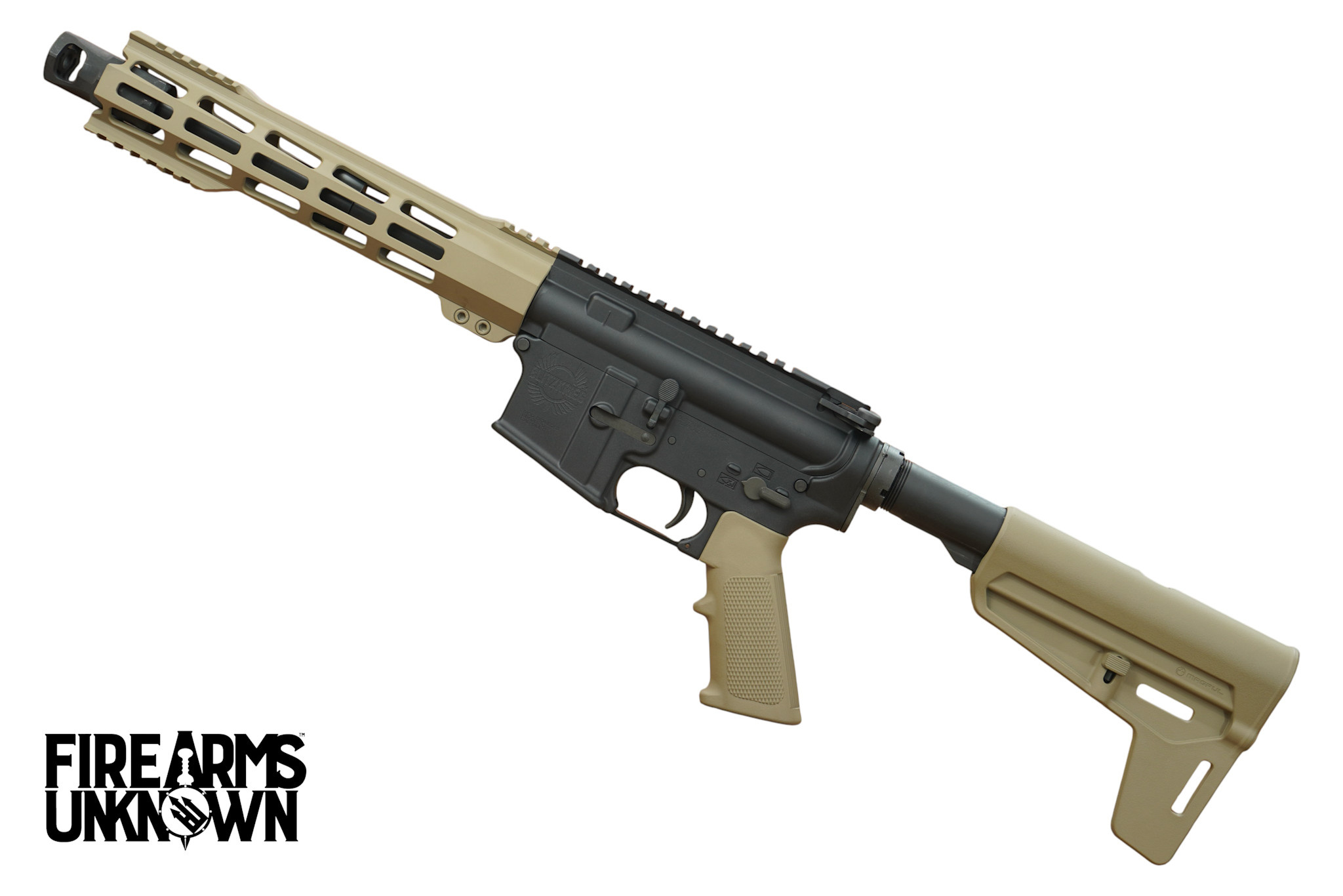 Blitzkrieg Tactical Diomedes, 300BO, 10.5", Cerakote Magpul FDE, 30RD AR Pistol w/BSL Brace