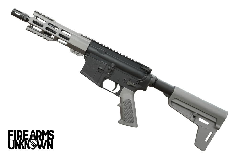 Blitzkrieg Tactical Diomedes, 300BO, 8", Cerakote Tactical Grey, 30RD AR Pistol w/BSL Brace