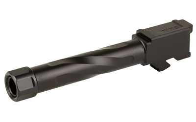 Zaffiri Precision, Glock 19 Gen 3 Threaded Barrel, 9mm, 4.5", Threaded 1/2x28, BLK