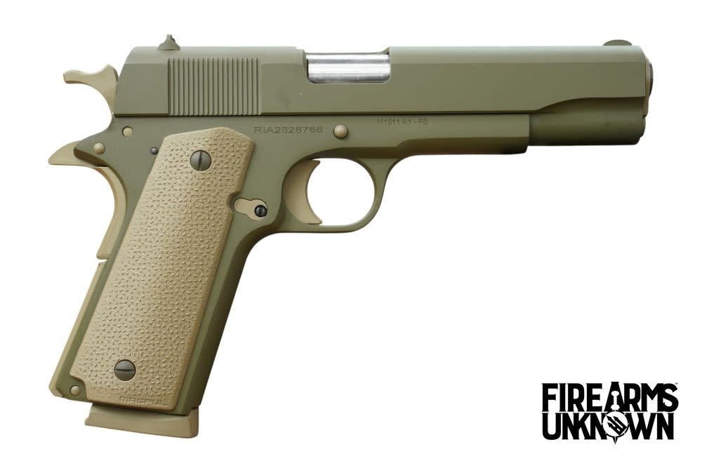 ROCK ISLAND M1911-A1 ODG/FDE Cerakote w/ Magpul TSP Grips