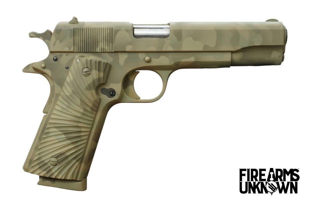 ROCK ISLAND M1911-A1 3-Color Camo Cerakote w/ Sunburst Grips