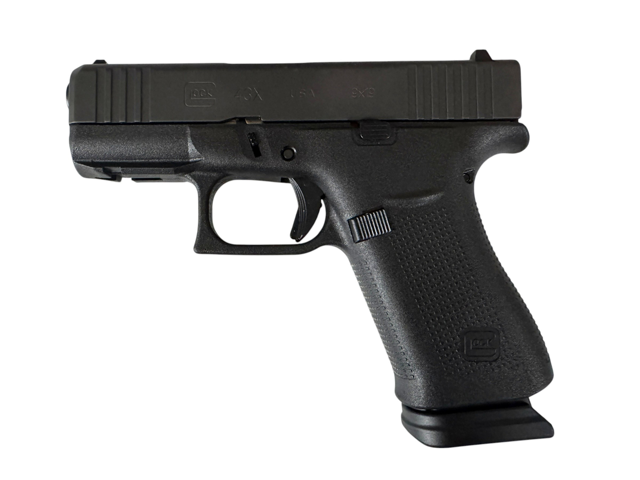GLOCK, 43X, Sub-Compact, 9MM, 3.41", 15 Rnds, 2 Mags, Blk