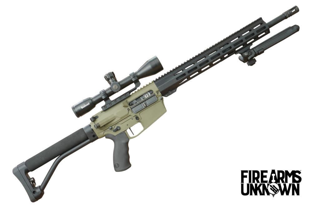 FU Insurrectionist LR308 18" Cerakote Magpul Foliage Green/BLK, Bushnell TO 10X40, Leupold Cantilever, Magpul Bi-Pod  20RND(BLEM)