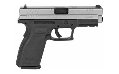 Springfield Armory, XD9, 9mm, 4", Stainless/BLK, (2) 10RD, Pistol (CA Comp) (VCD)