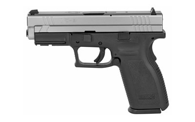 Springfield Armory, XD9, 9mm, 4", Stainless/BLK, (2) 10RD, Pistol (CA Comp) (VCD)