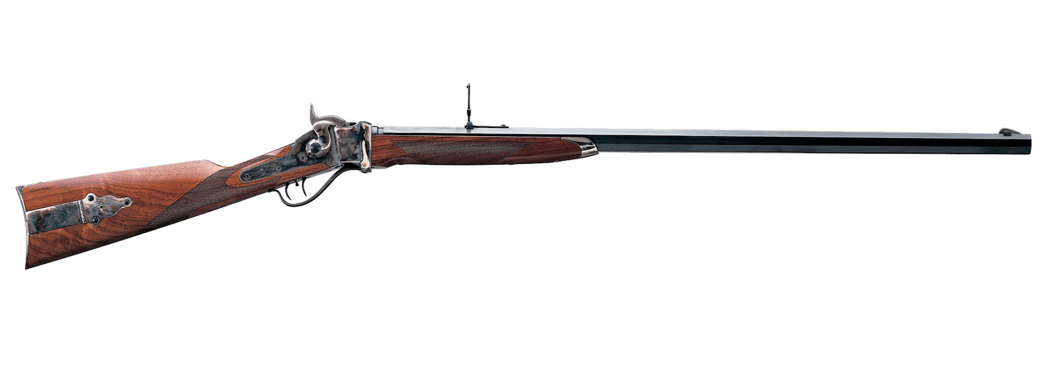 Uberti, 1874 Sharps Rifle, 45/70, 34", Case Hardened, 1RD, Single Shot Rifle (VCD)