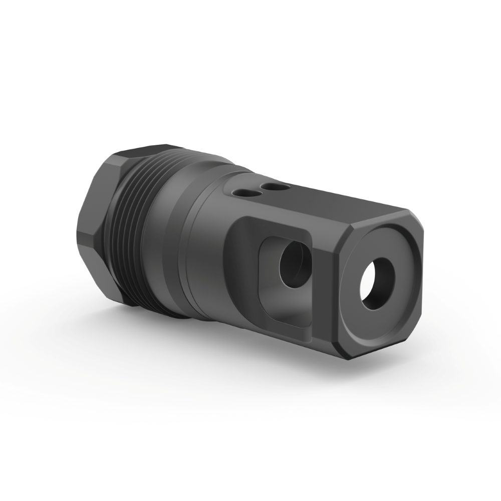 Breek Arms Echo Muzzle Break, Plan B, 1/2X28,  9mm