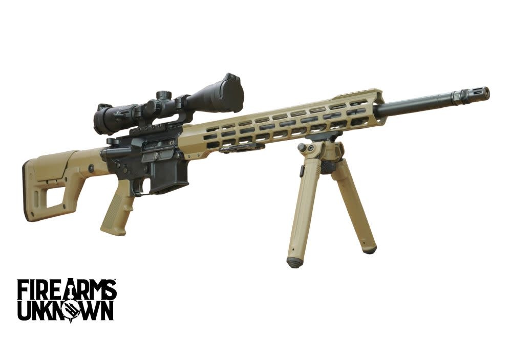 FU FUCA-15 5.56 20" BLK/FDE Rifle w/PRS LITE, Sig BM 3-9X40, Leupold Cantilever, BOG ARCA Mount, Magpul Bi-Pod