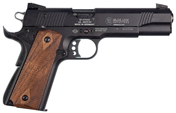 BLG MAUSER, 1911, 22LR, 5", Walnut Grips, (1) 10RD, Pistol (CA COMP)