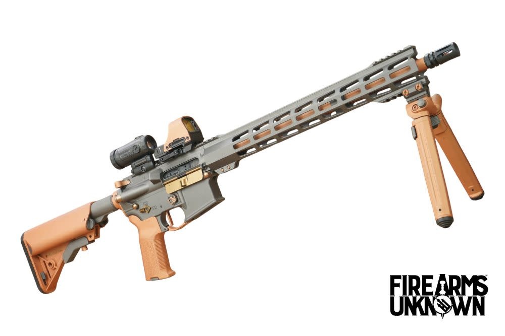 FU FUCA-15, 5.56mm, 16", GRY/Copper, (4) 30RD, Rifle W/ Holosun, 3x Mag, Bipod (USED) (MT Consignment)