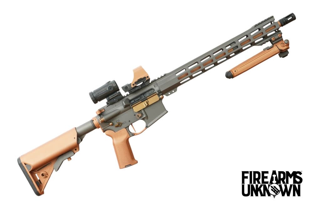 FU FUCA-15, 5.56mm, 16", GRY/Copper, (4) 30RD, Rifle W/ Holosun, 3x Mag, Bipod (USED) (MT Consignment)