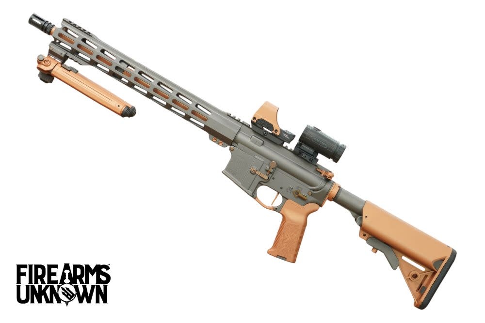 FU FUCA-15, 5.56mm, 16", GRY/Copper, (4) 30RD, Rifle W/ Holosun, 3x Mag, Bipod (USED) (MT Consignment)