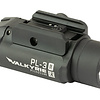 Olight, PL-3R Valkyrie, Rechargeable 1500 lumen Tactical Light BLK
