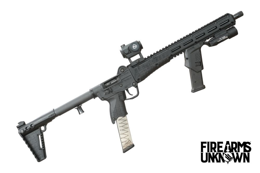 Kel-Tec Sub-2000 Gen 3 9MM 16.25" BLK (1) 31RD (1)15RND Rifle W/ Riton Red Dot, Olight, Spare Mag Holder