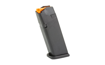 GLOCK, OEM Glock 21 Magazine, 45ACP, 13RD, Orange Follower, Black
