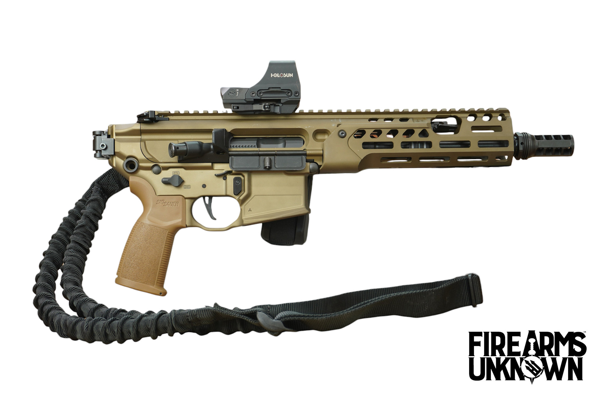 Sig, MCX Spear LT, 300BO, 9", COY, (3) 30RD, Pistol w/ Holosun, Folding Brace (USED) (MT Consignment)
