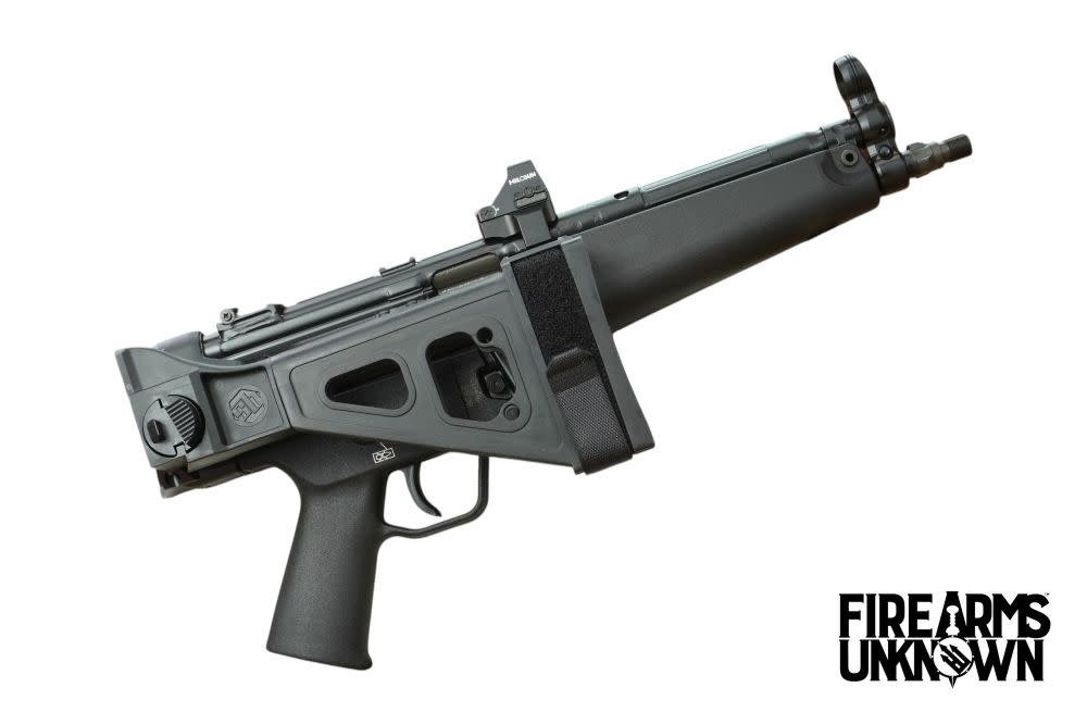 H&K, SP5, 9mm, 8.9", BLK, (1) 30RD, Pistol w/ Folding Brace & Holosun (USED) (MT Consignment)