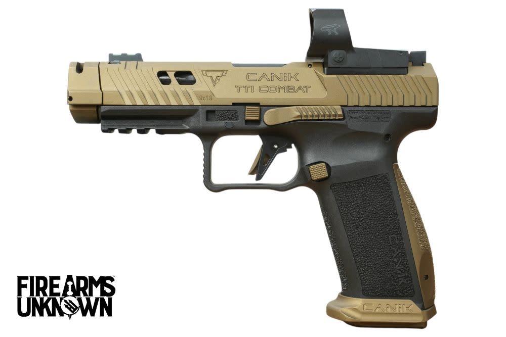 Canik, TTI Combat, 9mm, 4.6", BLK/Bronze, (1) 18RD, Pistol w/ Mecanik MO3 Red Dot (USED) (MT Consignment)