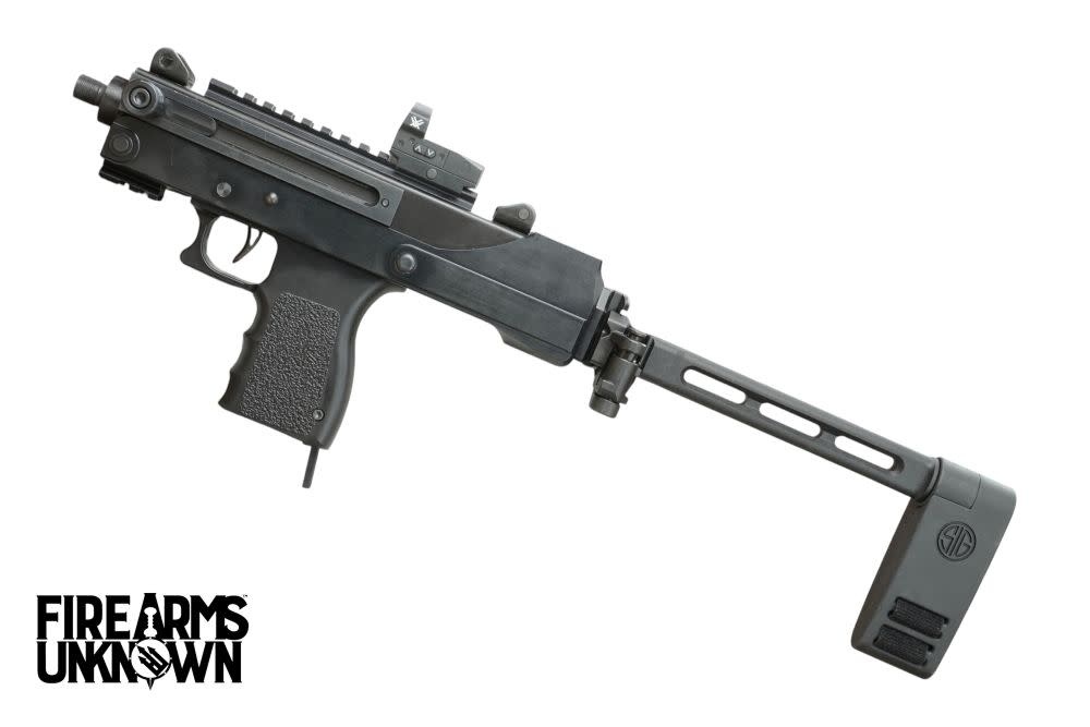 Masterpiece Arms, Defender, 9mm, 6"TB, BLK, (1) 30RD, Pistol w/ Folding Brace & Vortex Red Dot (USED) (MT Consignment)