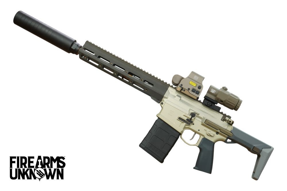 Q Boombox, 8.6 BLK, 11.5" (2) 20RD, SBR w/ Q PorqChop 8.6mm Suppressor, EOTech Holo & Magnifier, Comes With (440) RDs of 8.6 Blackout (USED) (MT Consignment)