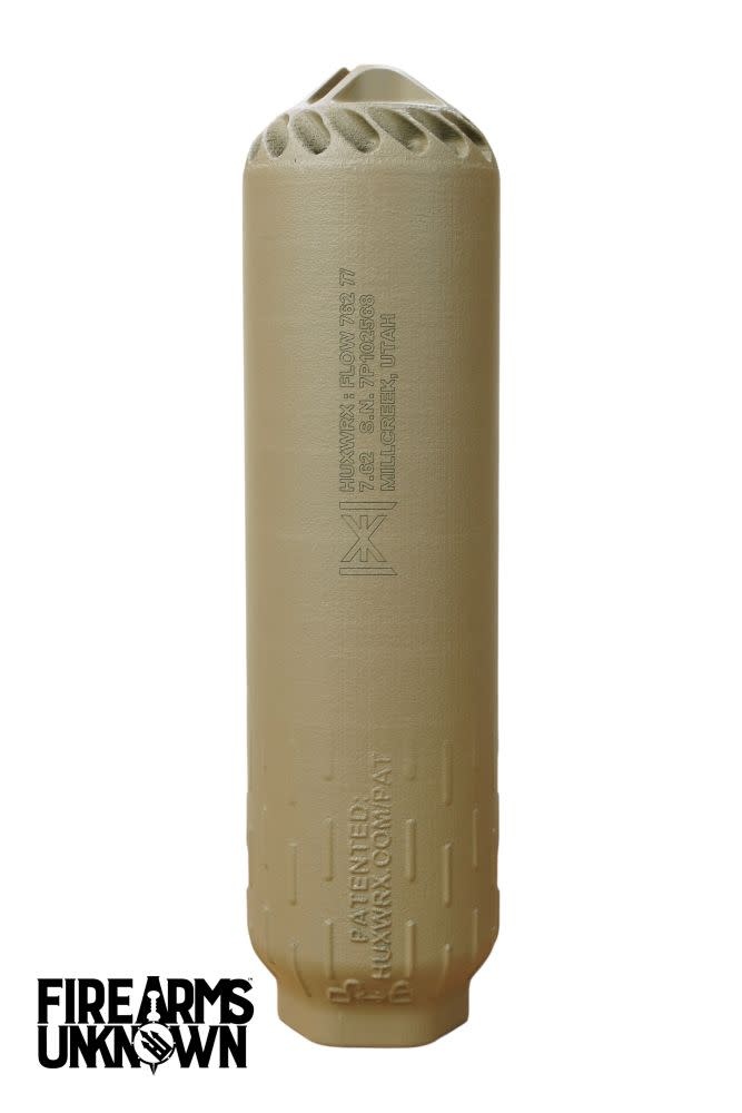 HUXWRX FLOW TI SUPPRESSOR 7.62 NATO, FDE (Comes W/Pouch Only) (USED) (MT Consignment)