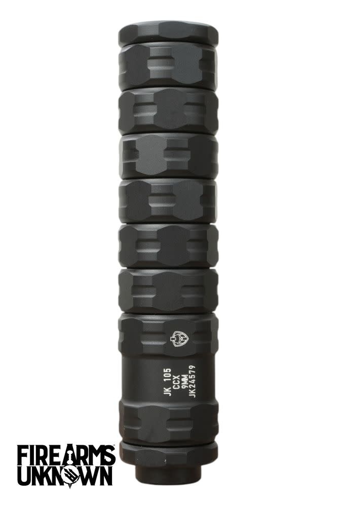 JK Armament, JK105 CCX 9mm Concealed Carry Suppressor, 1/2X28 Thread (Complete In Box) (USED) (MT Consignment)