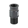 KNS Precision, Inc., AR15 Adaptor, 1/2X28 to 5/8X24 AR15 to 30 Cal Suppressor, Black