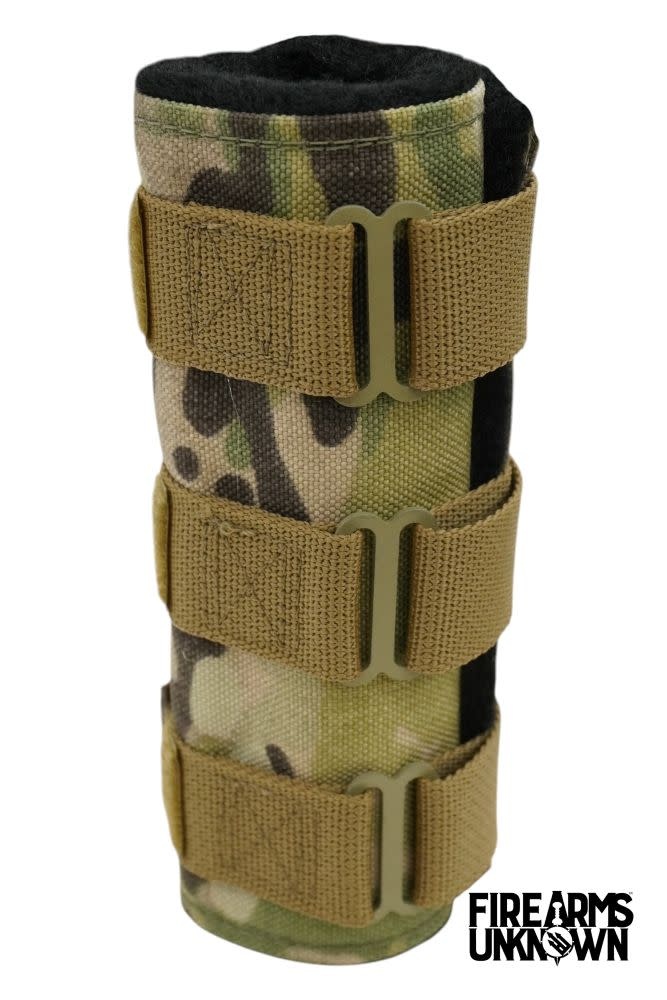Cole-Tac, Custom Metal Python Suppressor Cover, 6.2", Multicam, For 1.75" Suppressors
