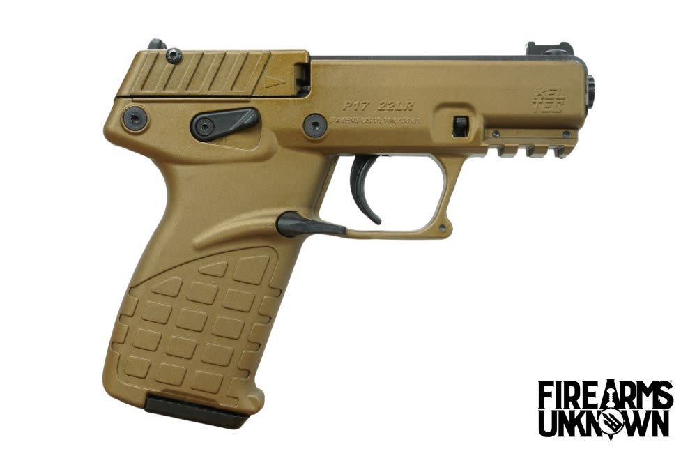 Kel-Tec P17 22LR 3.93" Burnt Bronze (3)16RND Pistol (USED)