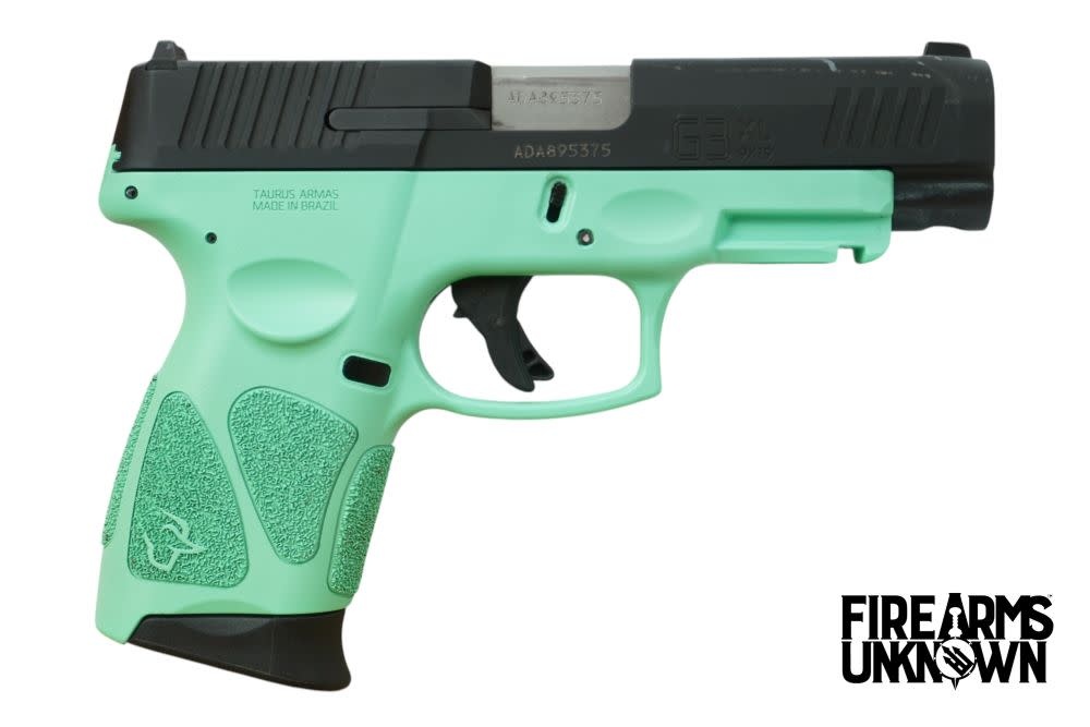 Taurus, G3XL 9MM 4" (2)12RND Cerakote BLK/Island Green Pistol (USED)